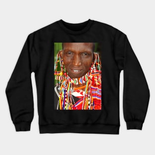 Maasai or Masai Woman, East Africa Crewneck Sweatshirt